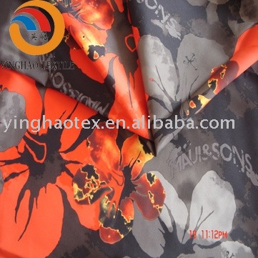 printed peach skin fabric